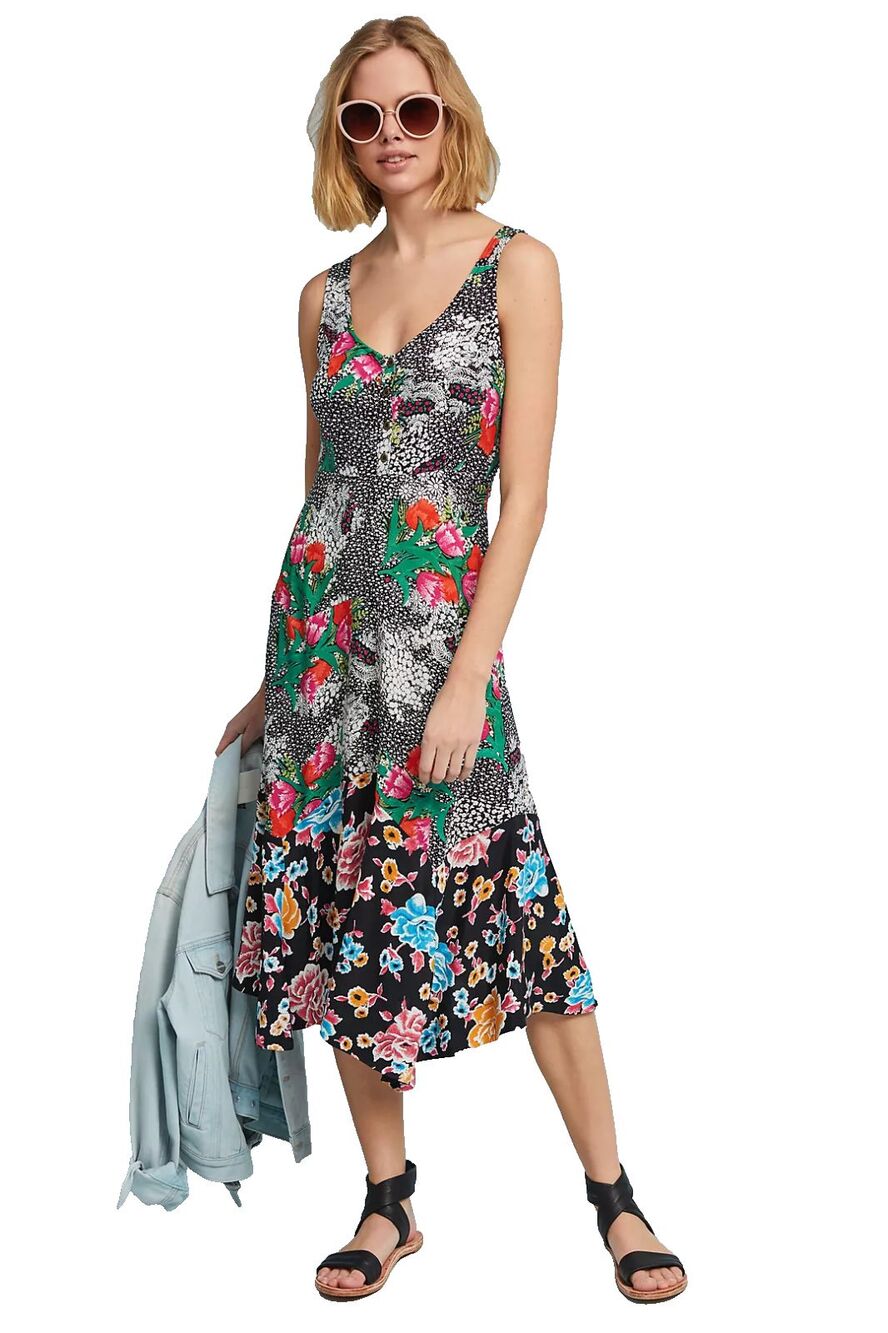 Maeve Anthropologie Women’s Violette Midi Dress size 4 Romantic Floral